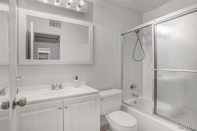 2449 Forest Shadows Dr, Saint Louis, MO 63136 - full bath featuring vanity and shower / bath combination with glass door