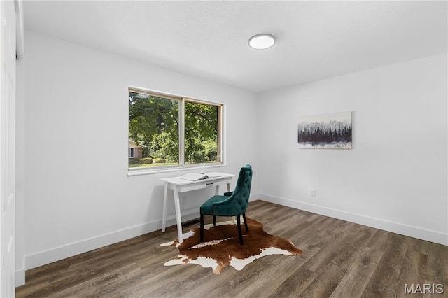 1618 Clock Tower Dr, Saint Louis, MO 63138 - home office featuring wood finished floors and baseboards