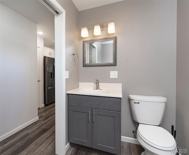 5 Lakeshore Dr, New Baden, IL 62265 - bathroom featuring wood finished floors and vanity