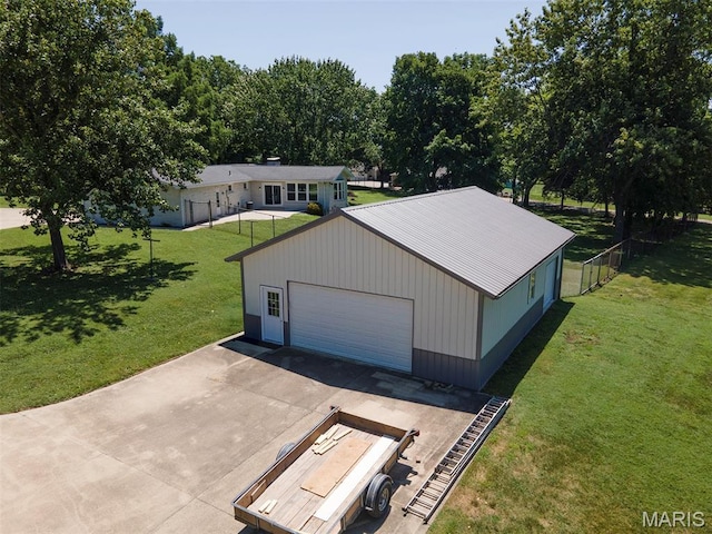 5 Lakeshore Dr, New Baden, IL 62265 - view of detached garage