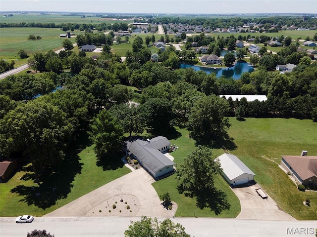 5 Lakeshore Dr, New Baden, IL 62265 - drone / aerial view of a nearby body of water