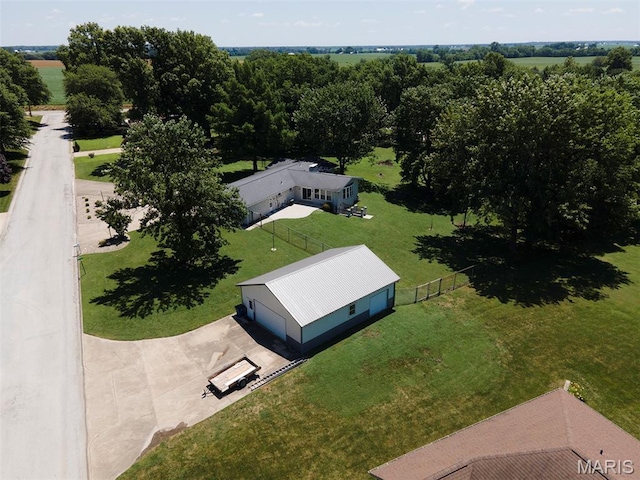 5 Lakeshore Dr, New Baden, IL 62265 - aerial view of property and surrounding area