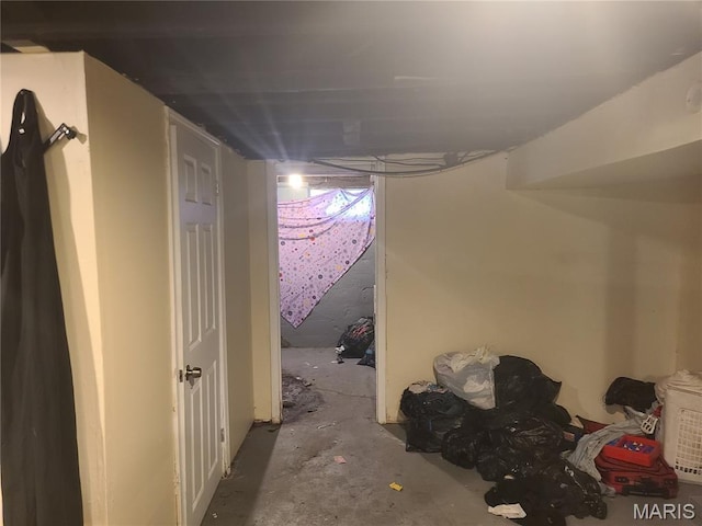 419 Garrison Ave, Cahokia, IL 62206 - view of unfinished below grade area