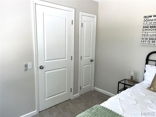 218 Mill St, Bethalto, IL 62010 - carpeted bedroom featuring baseboards