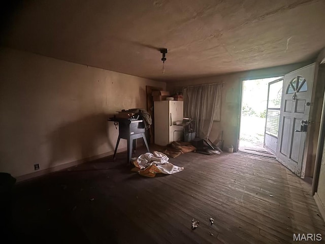 1406 Rhodes St, Granite City, IL 62040 - unfurnished dining area with wood finished floors