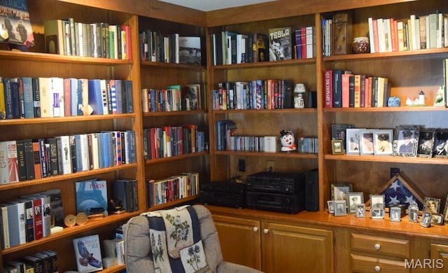 1741 Ivy Chase Ct, Fenton, MO 63026 - sitting room with bookshelves