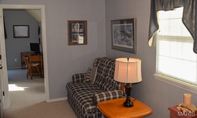 1741 Ivy Chase Ct, Fenton, MO 63026 - living area featuring carpet and baseboards