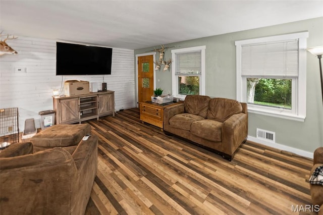 1752 N Bluff Rd, Collinsville, IL 62234 - living area featuring wood finished floors and healthy amount of natural light