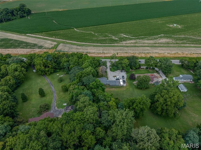 1752 N Bluff Rd, Collinsville, IL 62234 - aerial overview of property's location featuring rural landscape and extensive farmland
