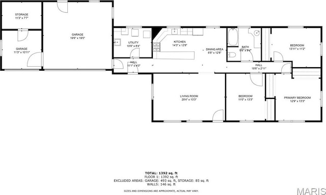 1752 N Bluff Rd, Collinsville, IL 62234 - view of property floor plan