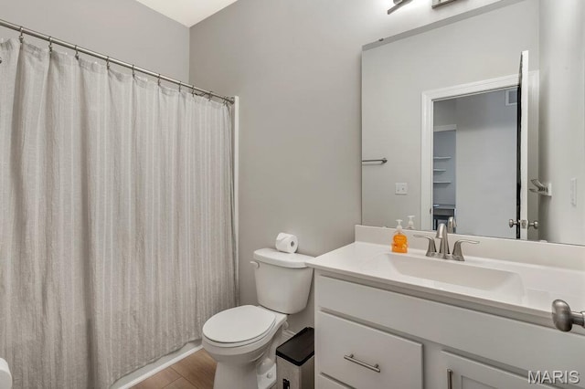 845 Kingston Hills Ct, Fenton, MO 63026 - bathroom with vanity and wood finished floors