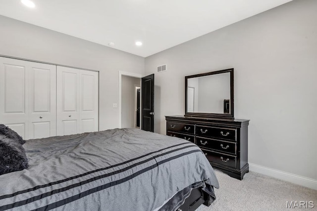 845 Kingston Hills Ct, Fenton, MO 63026 - carpeted bedroom featuring a closet and recessed lighting