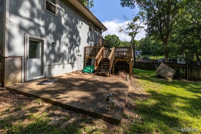 916 Kansas St, Mountain View, MO 65548 - view of playground with a wooden deck and stairs