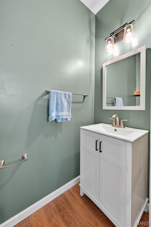 907 Wilderness Way Dr, Eureka, MO 63025 - bathroom with wood finished floors and vanity