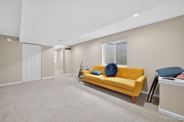907 Wilderness Way Dr, Eureka, MO 63025 - living area featuring carpet and baseboards