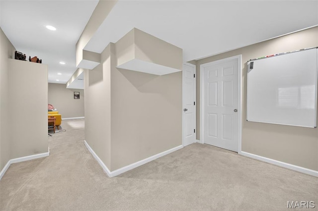 907 Wilderness Way Dr, Eureka, MO 63025 - hallway with carpet and recessed lighting