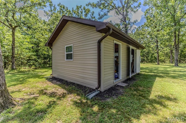view of outbuilding