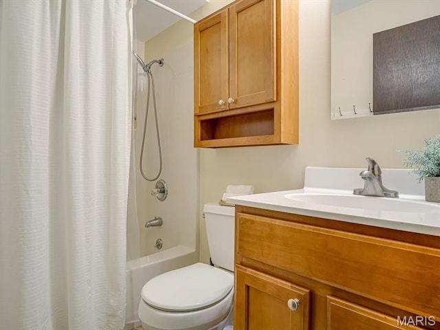 1471 Ladd Ave, Edwardsville, IL 62025 - bathroom with vanity and shower / bath combo with shower curtain