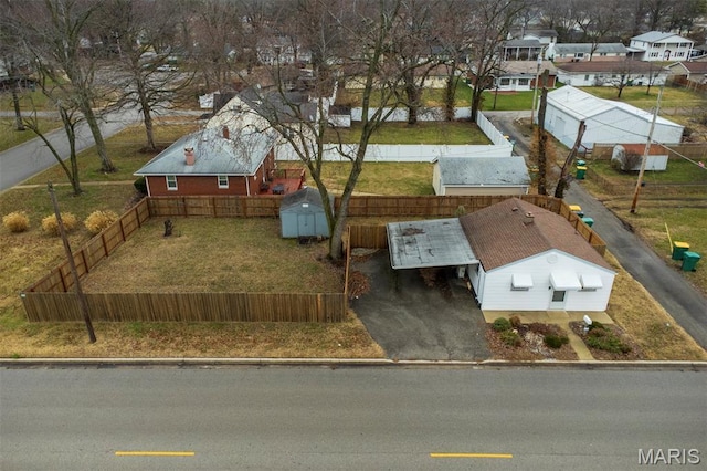 601 E Jefferson St, Ofallon, IL 62269 - aerial perspective of suburban area