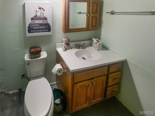 2806 Mohattan Ln, Saint Louis, MO 63125 - half bath featuring toilet and vanity