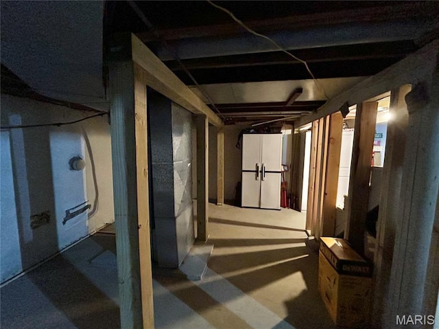 1409 S Washington St, Salem, MO 65560 - view of unfinished basement
