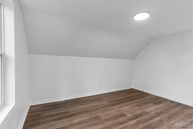 911 Cordova St, Saint Ferdinand Township, MO 63138 - bonus room with vaulted ceiling and dark wood-style flooring