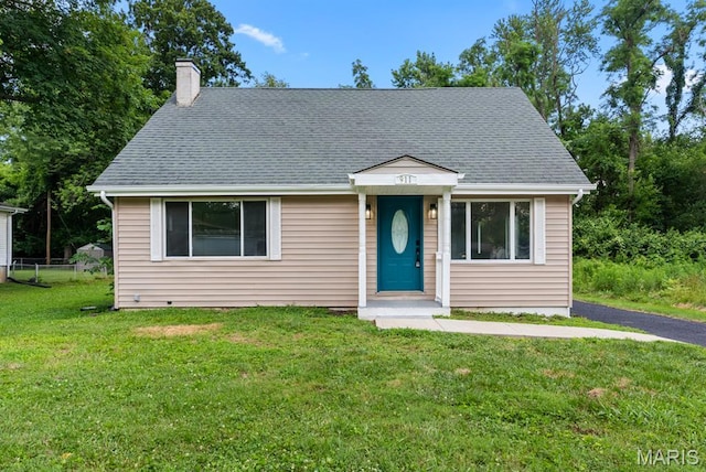 911 Cordova St, Saint Ferdinand Township, MO 63138 - bungalow-style home with a chimney and roof with shingles
