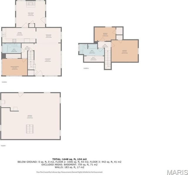 911 Cordova St, Saint Ferdinand Township, MO 63138 - view of floor plan / room layout