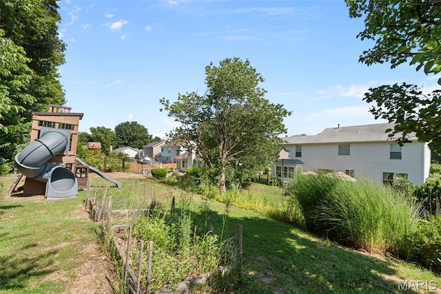 269 Sassafras Parc Dr, Ofallon, MO 63368 - view of green lawn with a playground