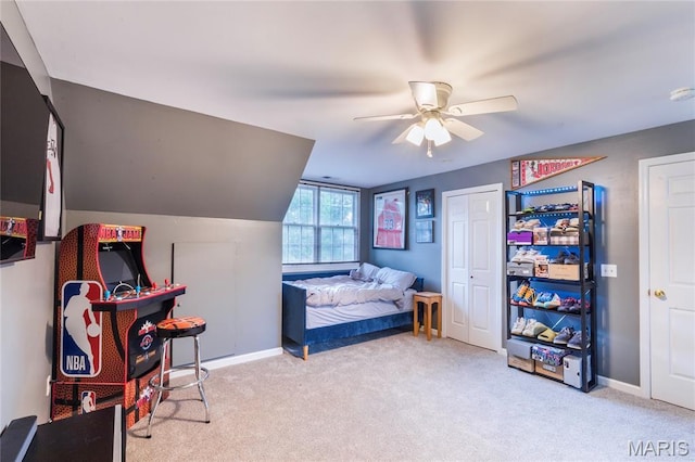220 Orrick Ln, Kirkwood, MO 63122 - bedroom with carpet floors and ceiling fan