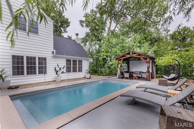 220 Orrick Ln, Kirkwood, MO 63122 - outdoor pool with a patio area and outdoor dining area