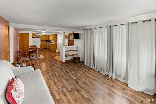 328 S Windmill St, Marine, IL 62061 - living room with wood finished floors