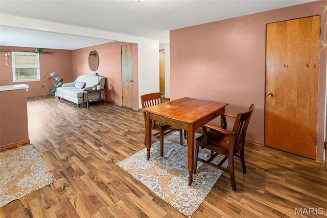 328 S Windmill St, Marine, IL 62061 - dining room featuring wood finished floors