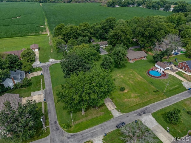 328 S Windmill St, Marine, IL 62061 - aerial view of property's location featuring rural landscape