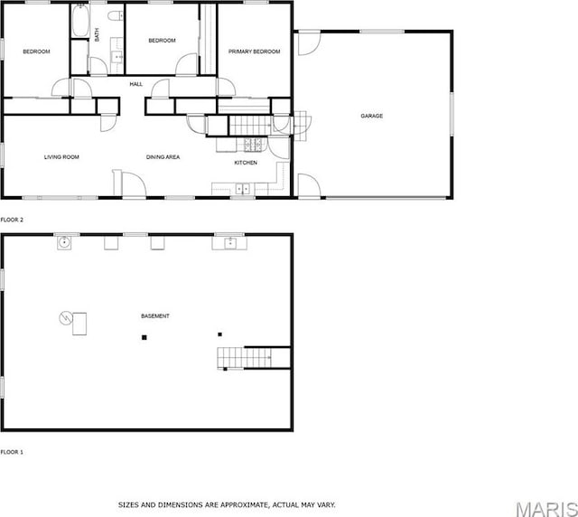 328 S Windmill St, Marine, IL 62061 - view of floor plan / room layout