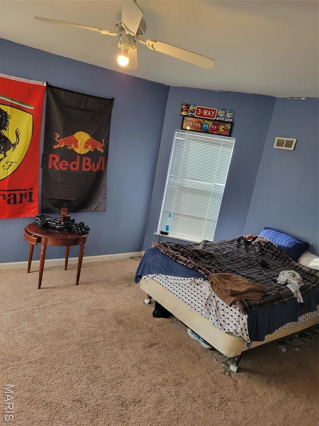 3761 Finney Ave, Saint Louis, MO 63113 - bedroom with carpet and ceiling fan