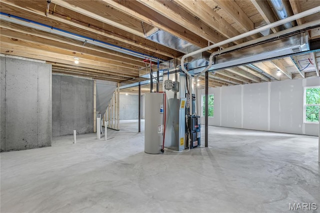 1941 Magnolia Way, Pevely, MO 63070 - basement with water heater and heating unit