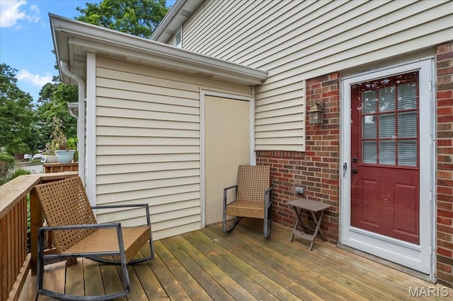 9053 W Swan Cir, Brentwood, MO 63144 - view of wooden deck