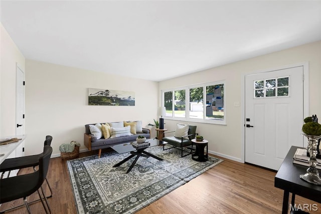 7944 Lavington Dr, Richmond Heights, MO 63117 - living room with wood finished floors and baseboards