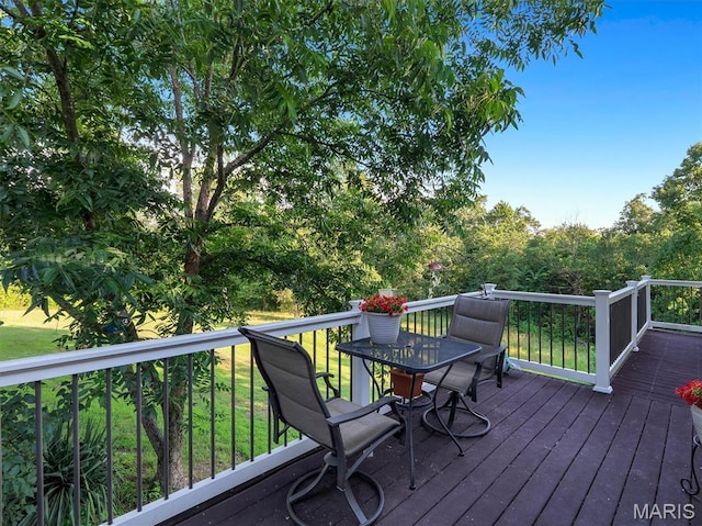 394 Sunset Echo Rd, Union, MO 63084 - view of wooden terrace
