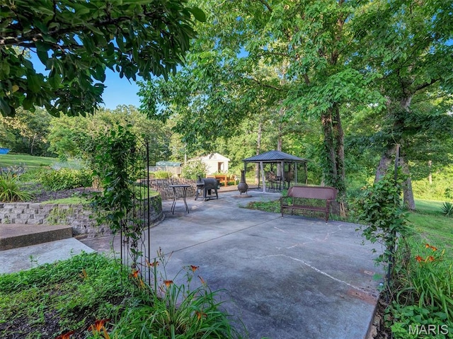 394 Sunset Echo Rd, Union, MO 63084 - view of patio with a gazebo