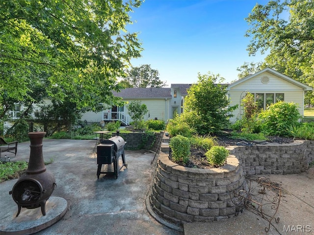 394 Sunset Echo Rd, Union, MO 63084 - view of patio featuring a grill