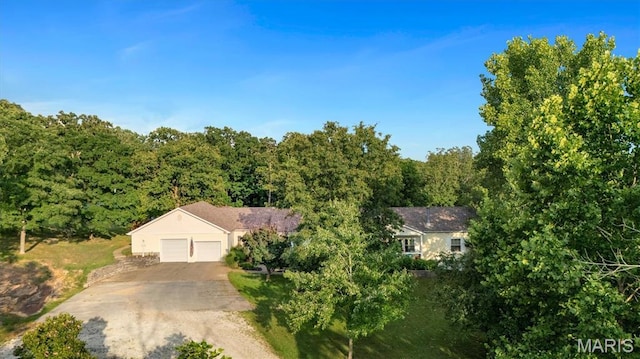 394 Sunset Echo Rd, Union, MO 63084 - view from above of property featuring a forest