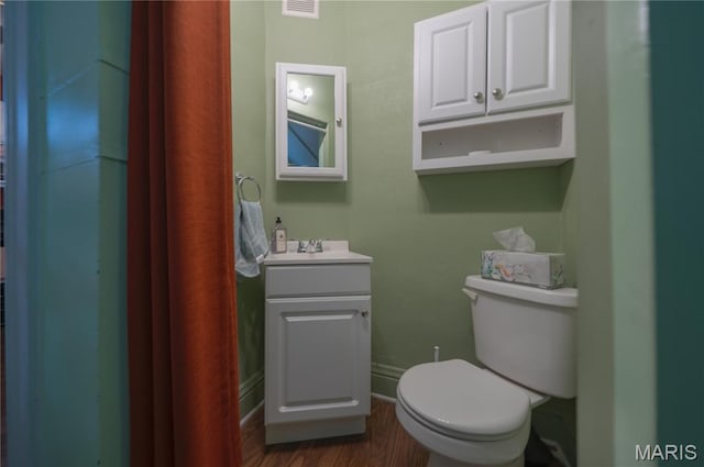 2324 Grand Ave, Granite City, IL 62040 - bathroom featuring vanity and wood finished floors