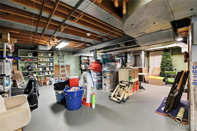43 Highgate Rd, Olivette, MO 63132 - view of unfinished below grade area