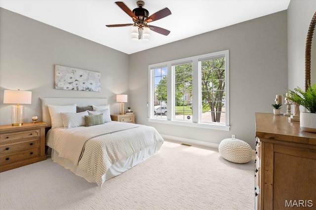 1931 Chesterfield Ridge Cir, Chesterfield, MO 63017 - bedroom with carpet flooring and ceiling fan