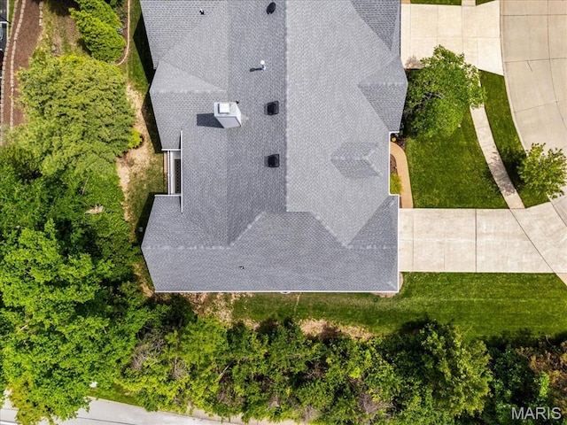 1931 Chesterfield Ridge Cir, Chesterfield, MO 63017 - view from above of property