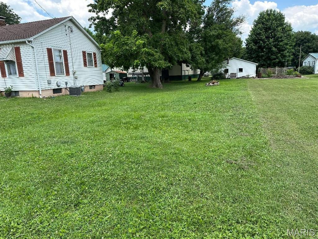 203 E Jenkins St, Steeleville, IL 62288 - view of yard