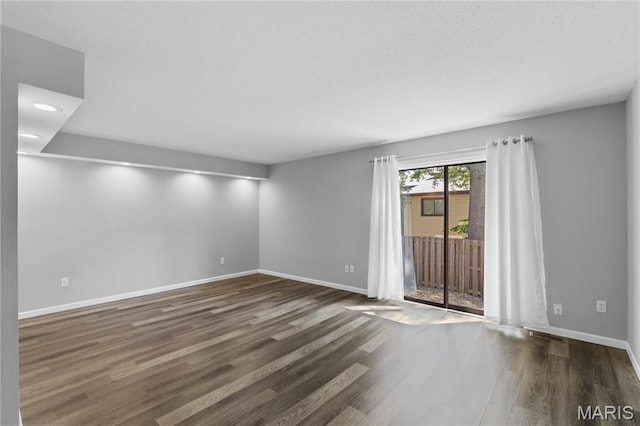11724 Russet Meadow Dr, Creve Coeur Township, MO 63146 - empty room featuring wood finished floors and recessed lighting