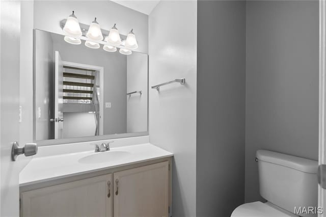 11724 Russet Meadow Dr, Creve Coeur Township, MO 63146 - bathroom featuring toilet and vanity
